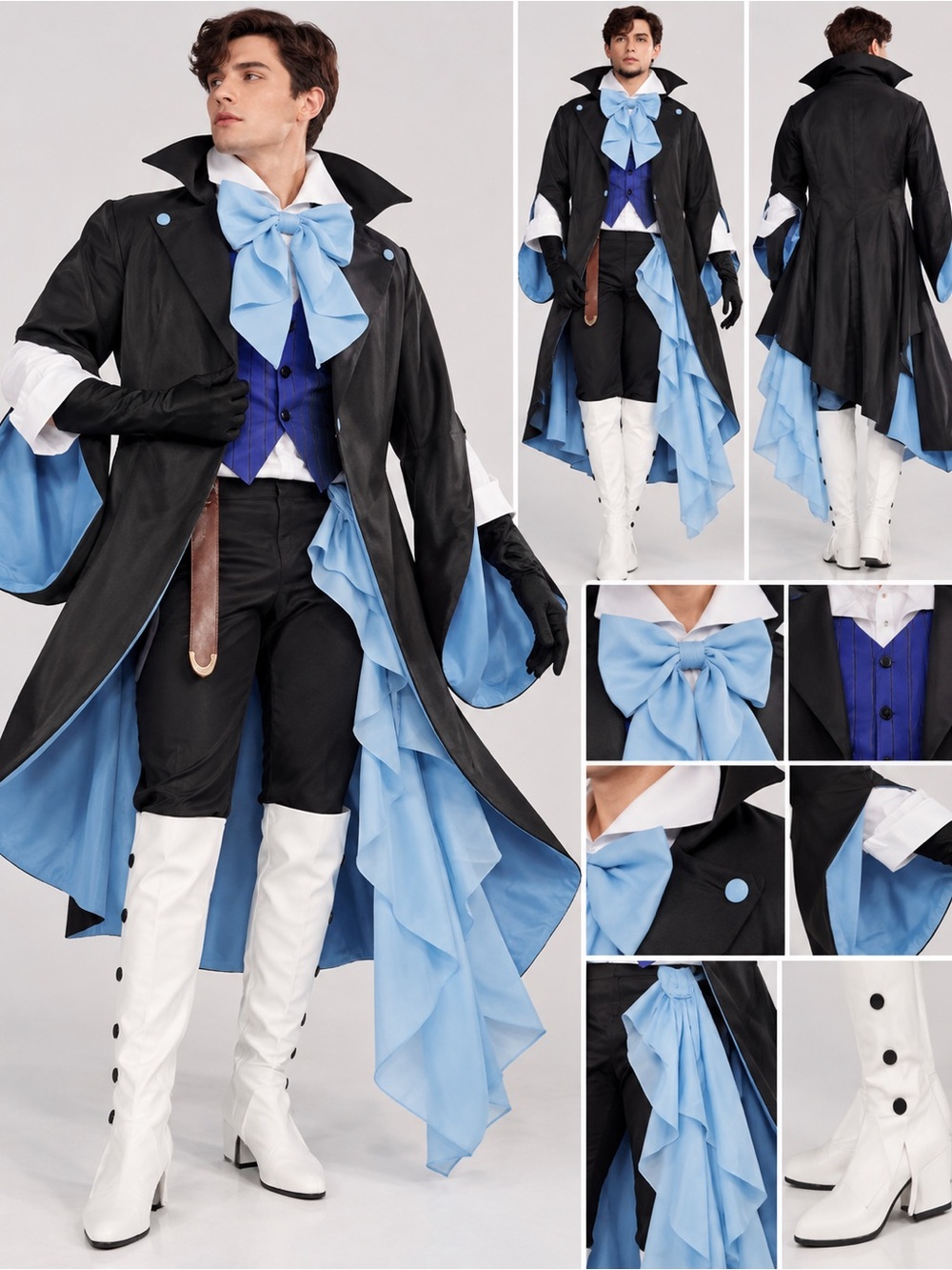 NWT Vanitas Cosplay, The Case of Vanitas Halloween Costume Size: XXL